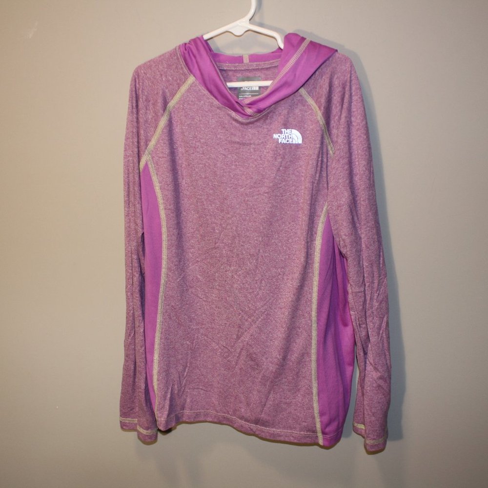 L Girl's Purple The North Face Pullover